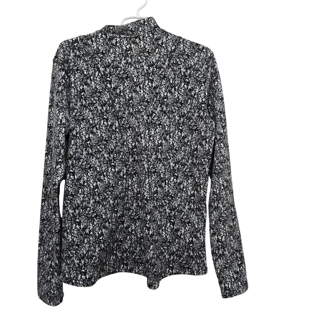 Spyder Active Quarter Zip Pullover Large Black Wh… - image 2